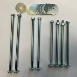 concrete fence post bolts and washer set