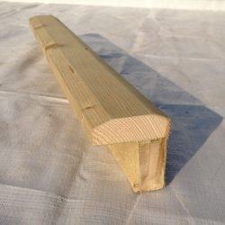fence top capping and backing