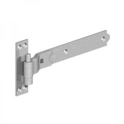 Cranked band and hook hinges