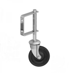 spring loaded gate wheel