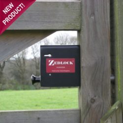 Zedlock key lock for wooden field gates