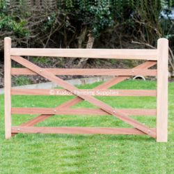 Hardwood 5 Bar Gates for Driveways