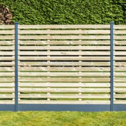 Kudos Contemporary Fence Panel with Durapost