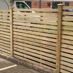 Kudos Horizontal Slatted Fence Panels