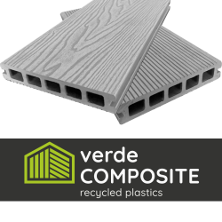 ash white composite decking